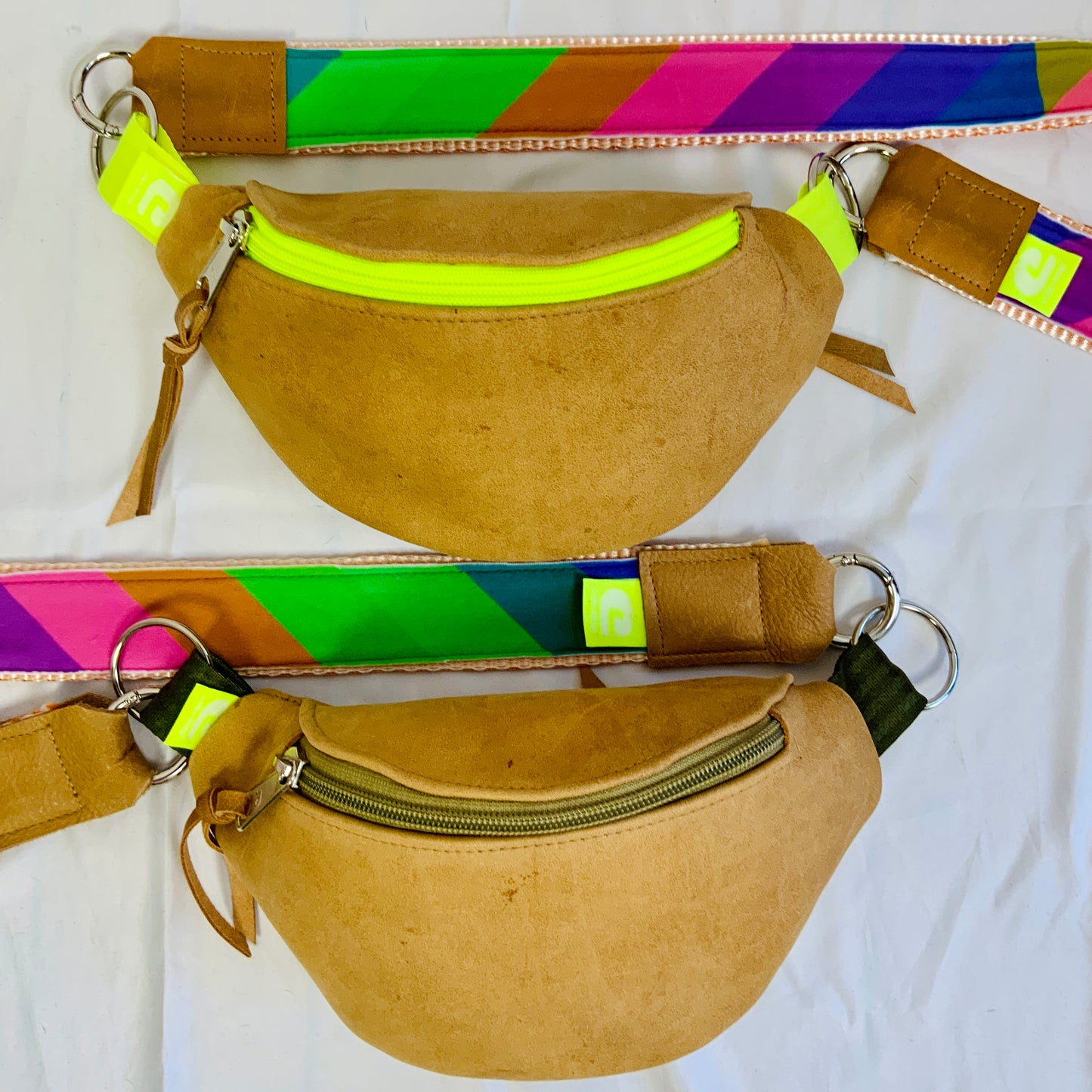 Hip Bag | handgemachte Tasche aus recyceltem Leder. Nachhaltig & einzigartig.