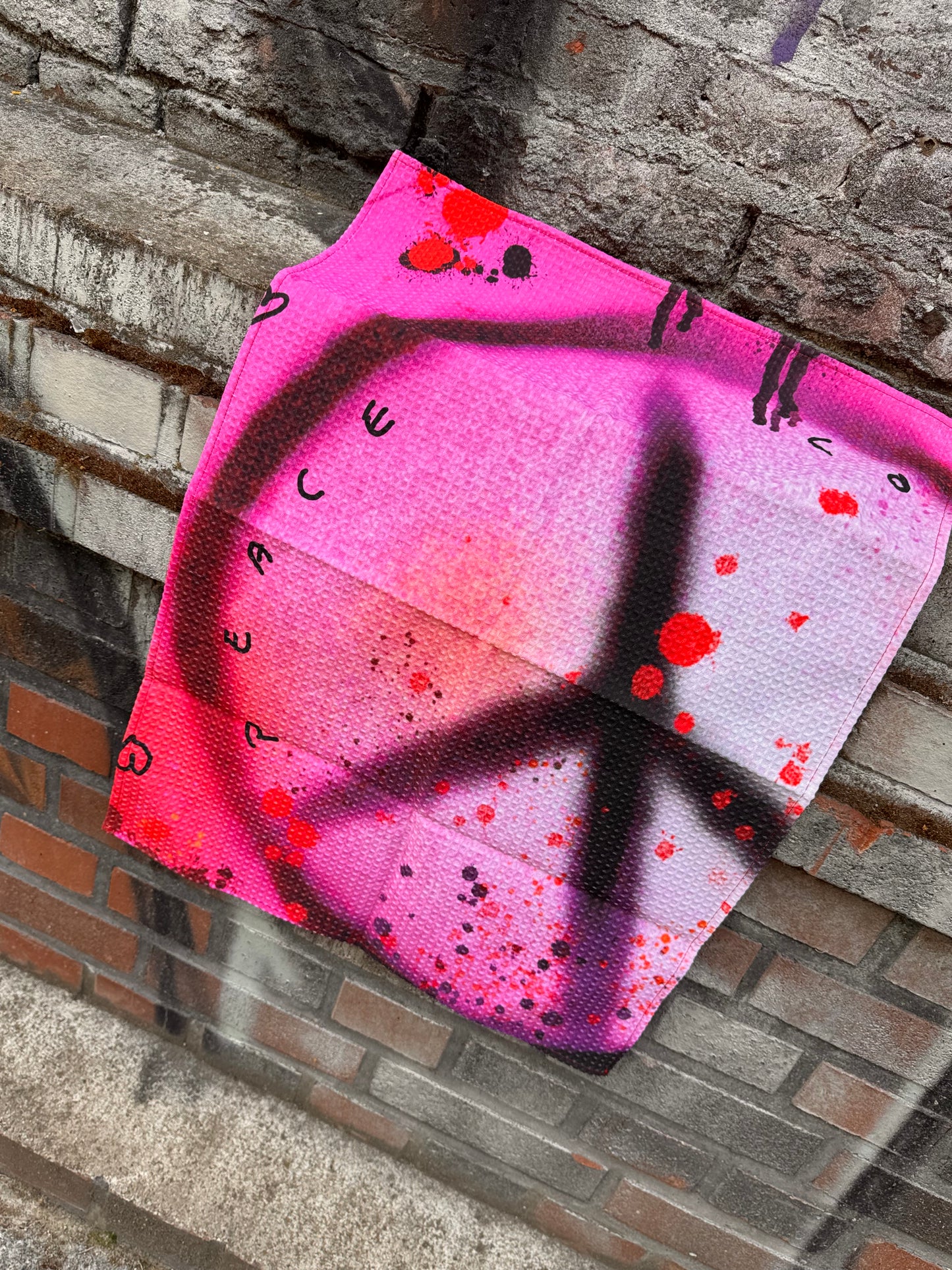 Trockentuch in Waffeloptik aus Baumwolle