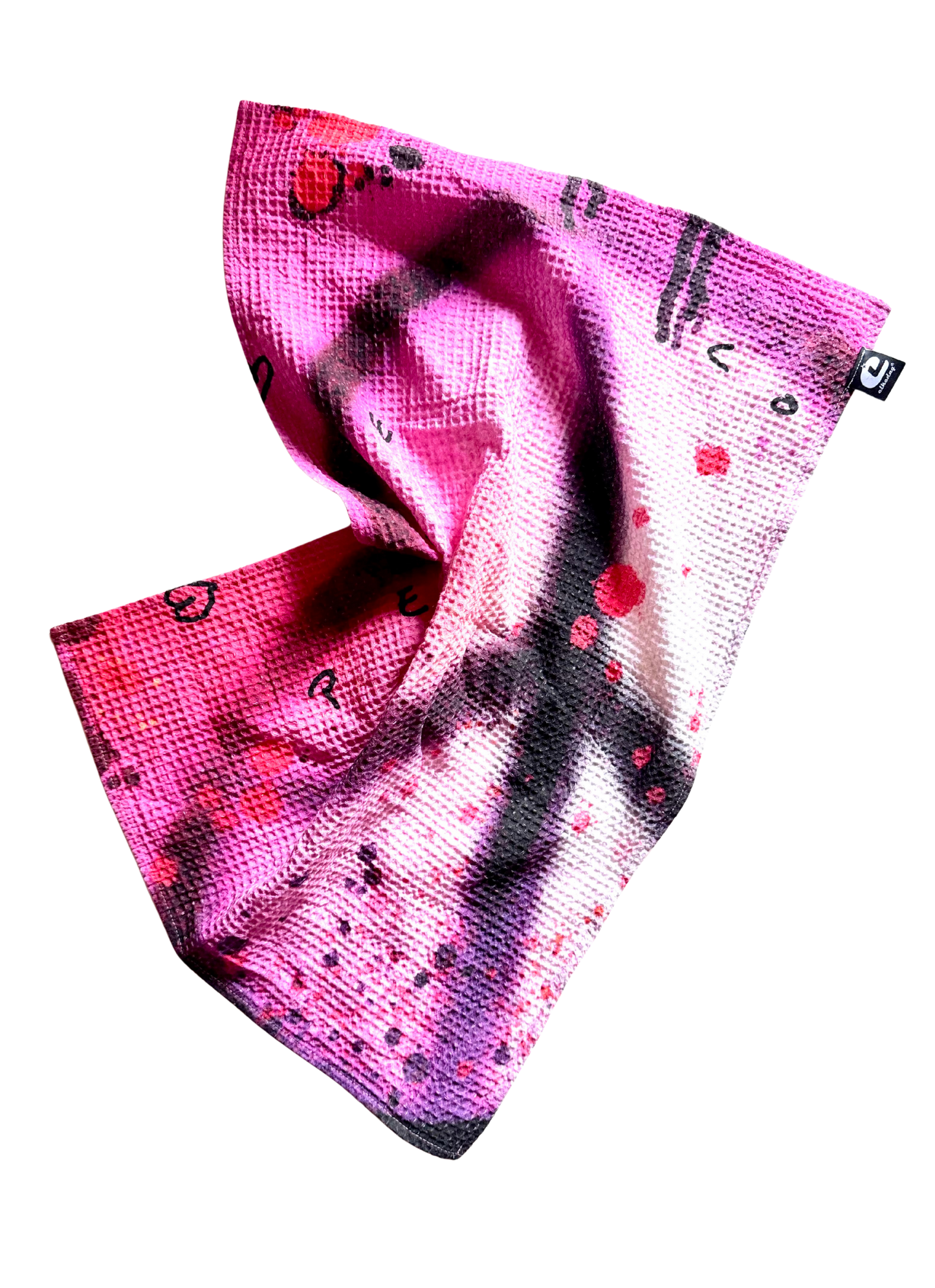 Trockentuch in Waffeloptik aus Baumwolle